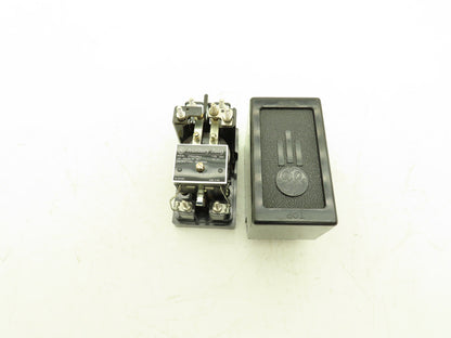 GE Hinged Armature Auxiliary Relay 12HGA14AL2 Double Throw 125VDC Coil