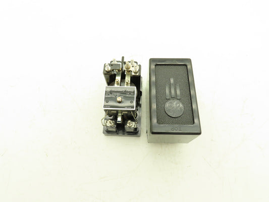 GE Hinged Armature Auxiliary Relay 12HGA14AL2 Double Throw 125VDC Coil