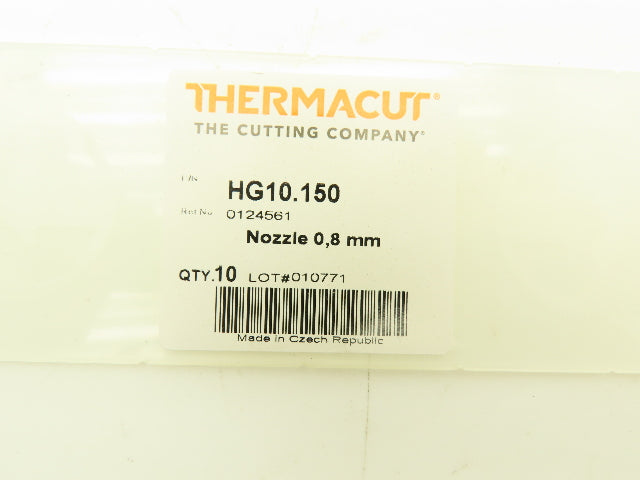 Thermacut 010771 | HG10.150 Nozzle 0.8mm Chrome Lot of 26