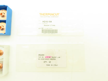 Thermacut | Trumpf 0237501 | 352284 HG10.154 Nozzle 1.7mm Mixed Lot of 20