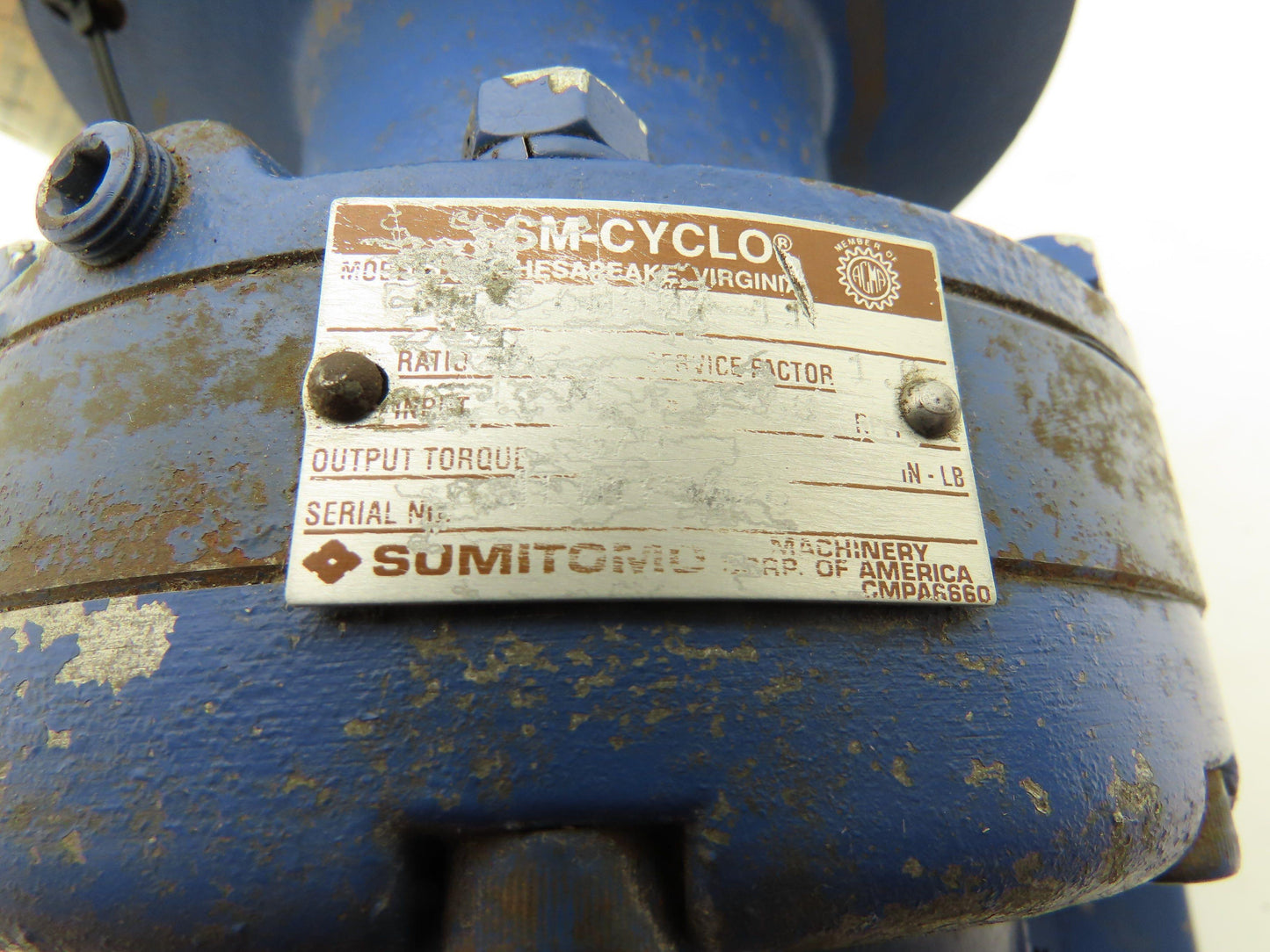 Sumitomo CNHX-6090Y-11 SM-Cyclo Inline Gearbox 11:1 Reducer 159rpm 1.5Hp 56C