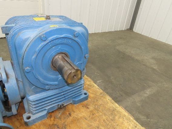 Textron Cone Drive MUU75A063-A2 Double Reduction Gearbox 150:1 Reducer 8rpm 8Hp