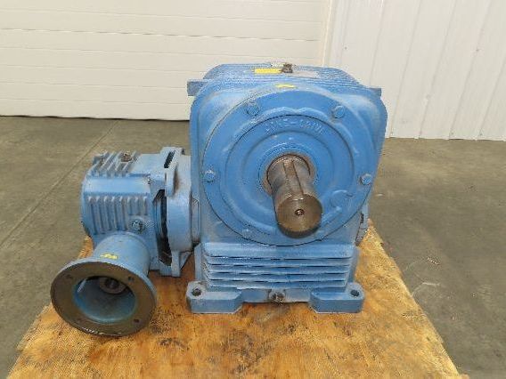 Textron Cone Drive MUU75A063-A2 Double Reduction Gearbox 150:1 Reducer 8rpm 8Hp