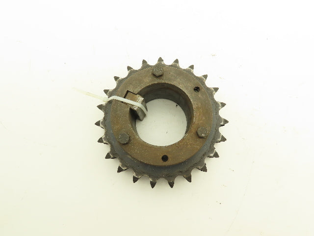 Browning D80R23 #80 Double Row Roller Chain Sprocket 23T 1" Pitch Taper Bushed