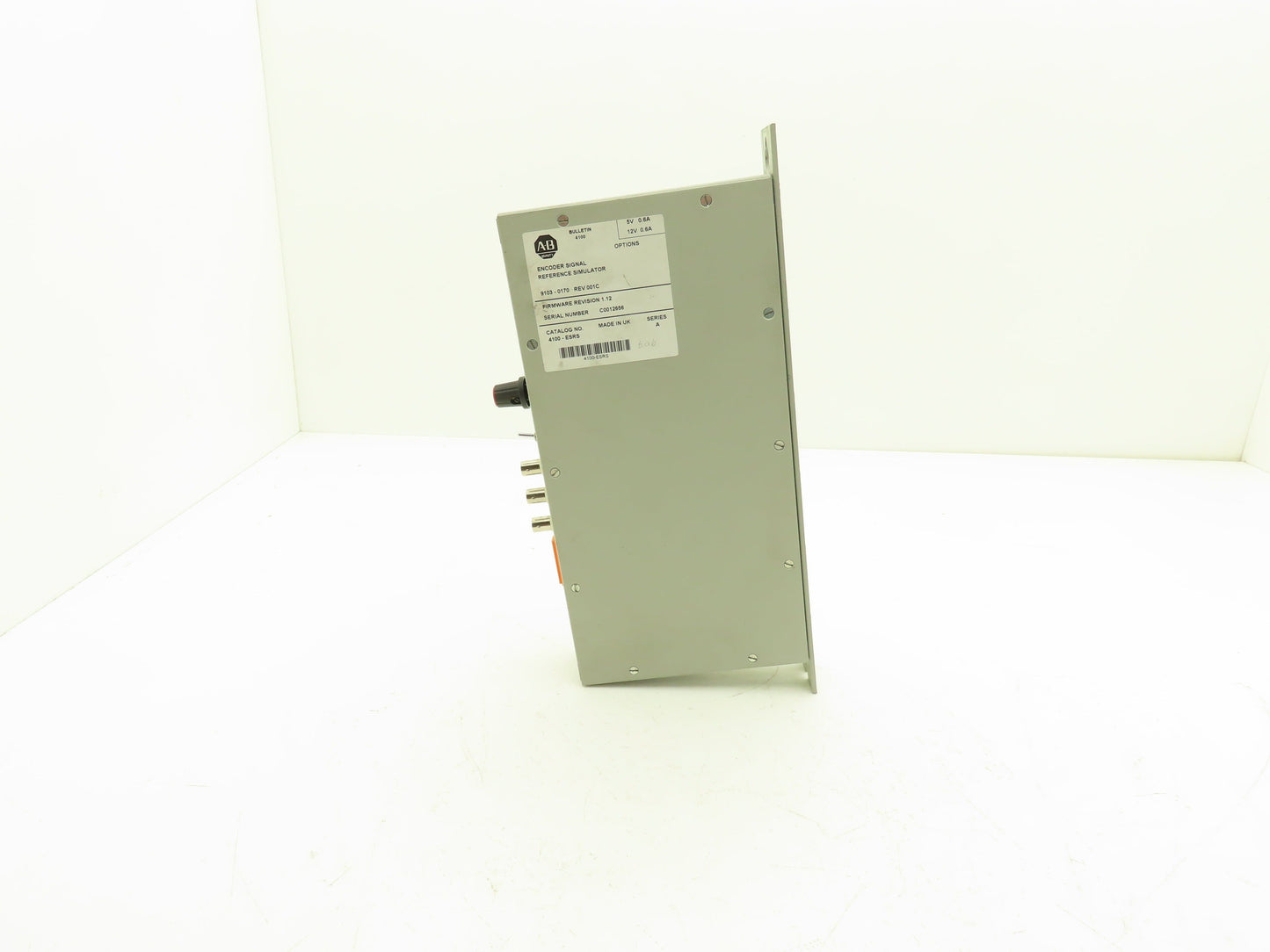 Allen Bradley 4100-ESRS Encoder Signal Reference Simulator Rev 001C F/W Rev 1.12