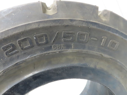 All-Pro HP 200/50-10 Forklift Tire Traction Press-on Black