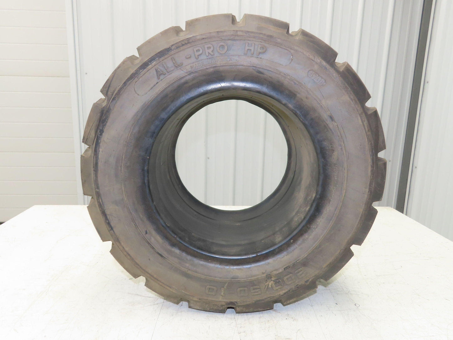 All-Pro HP 200/50-10 Forklift Tire Traction Press-on Black