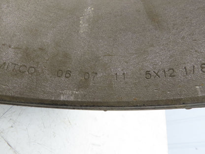 Super Solid 18x5x12-1/8 Forklift Tire Smooth Press-on Black