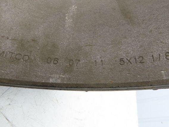 Super Solid 18x5x12-1/8 Forklift Tire Smooth Press-on Black