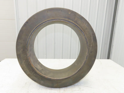 Super Solid 18x5x12-1/8 Forklift Tire Smooth Press-on Black