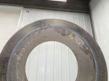 Forklift Tire 16-1/4x7x11-1/4 Smooth Press-on Black Rubber