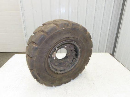 Bergougnan 18x7-8 Forklift Tire Traction Pneumatic Black 5x110 Rim