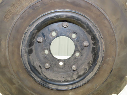 Bergougnan 18x7-8 Forklift Tire Traction Pneumatic Black 5x110 Rim