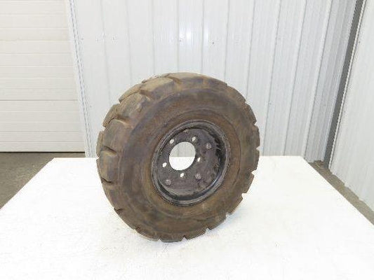 Bergougnan 18x7-8 Forklift Tire Traction Pneumatic Black 5x110 Rim