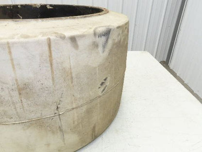 Wide Track 22x12x16 | 559x305x406 Forklift Tire Smooth Press-on White Non-Mark