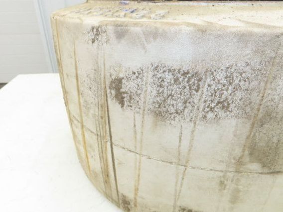 Wide Track 22x12x16 | 559x305x406 Forklift Tire Smooth Press-on White Non-Mark