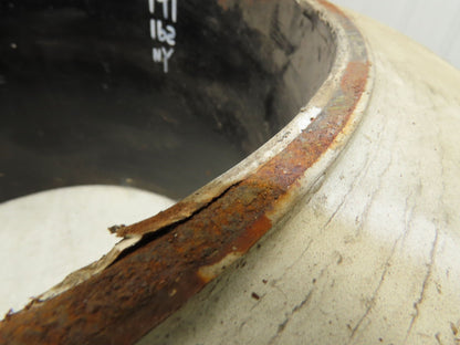 Wide Track 22x12x16 | 559x305x406 Forklift Tire Smooth Press-on White Non-Mark