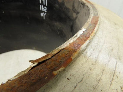 Wide Track 22x12x16 | 559x305x406 Forklift Tire Smooth Press-on White Non-Mark