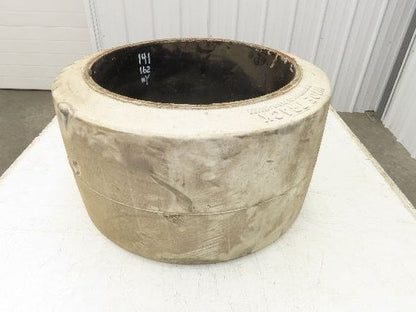 Wide Track 22x12x16 | 559x305x406 Forklift Tire Smooth Press-on White Non-Mark