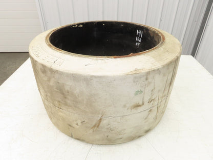 Wide Track 22x12x16 | 559x305x406 Forklift Tire Smooth Press-on White Non-Mark