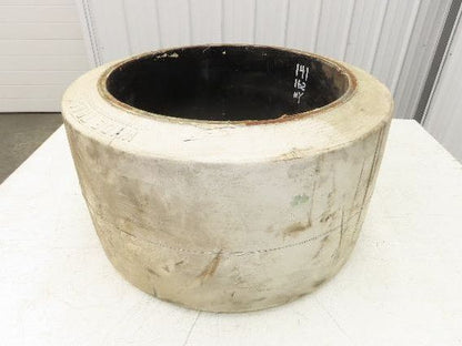 Wide Track 22x12x16 | 559x305x406 Forklift Tire Smooth Press-on White Non-Mark