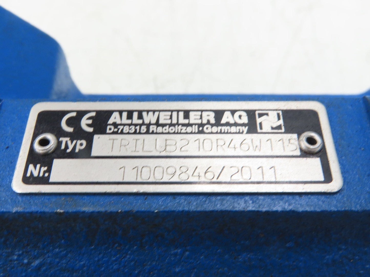 Allweiler AG TRILUB 210R46W115 Hydraulic 3-Screw Spindle Pump