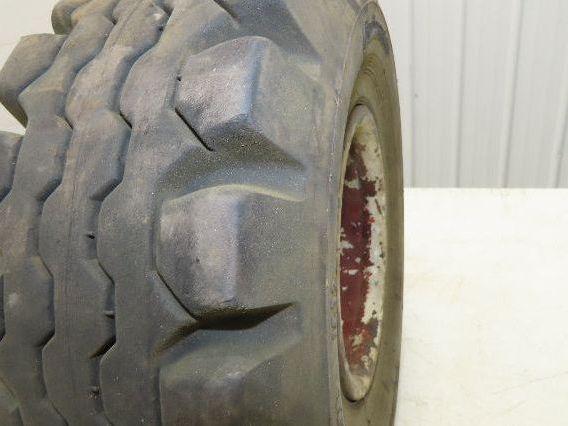 Continental 16x6-8 Forklift Tire Traction Pneumatic Black 6x125mm Rim