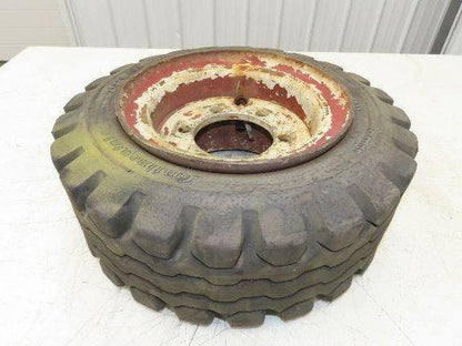 Continental 16x6-8 Forklift Tire Traction Pneumatic Black 6x125mm Rim