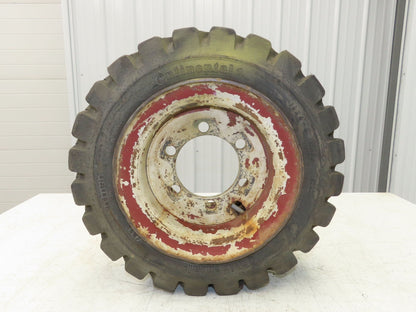 Continental 16x6-8 Forklift Tire Traction Pneumatic Black 6x125mm Rim