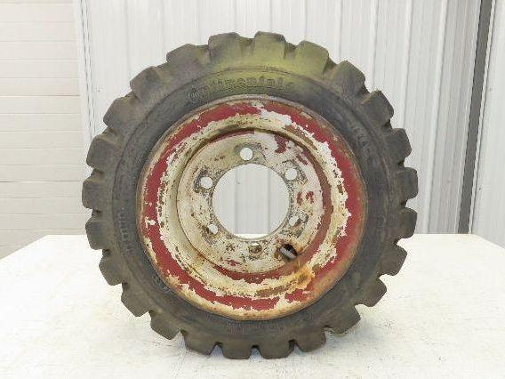 Continental 16x6-8 Forklift Tire Traction Pneumatic Black 6x125mm Rim