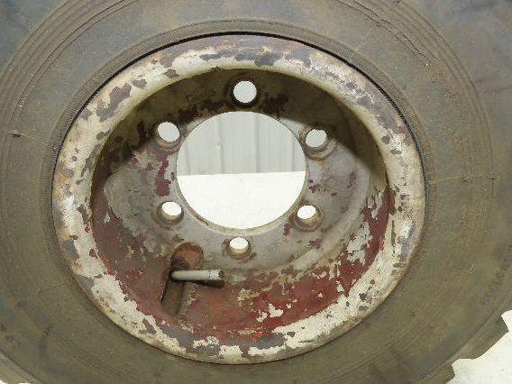 Continental 16x6-8 Forklift Tire Traction Pneumatic Black 6x125mm Rim