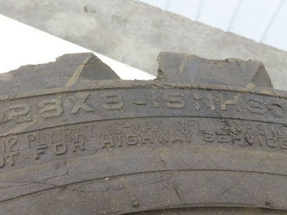 Maine Rubber Intl Defender Forklift Tire Traction Pneumatic Black 6x220mm Rim