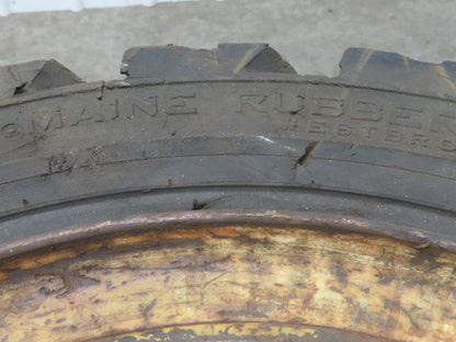 Maine Rubber Intl Defender Forklift Tire Traction Pneumatic Black 6x220mm Rim