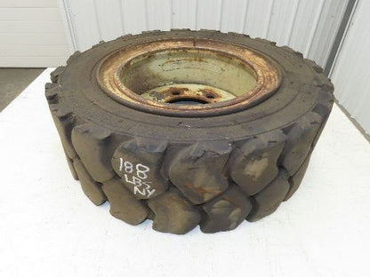 Maine Rubber Intl Defender Forklift Tire Traction Pneumatic Black 6x220mm Rim