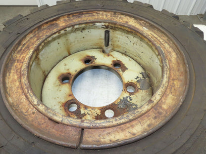 Maine Rubber Intl Defender Forklift Tire Traction Pneumatic Black 6x220mm Rim