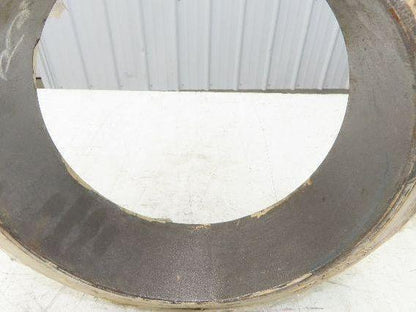 Super Solid 15x4x11-1/4 Forklift Tire Smooth Solid Press-on White Non-Marking