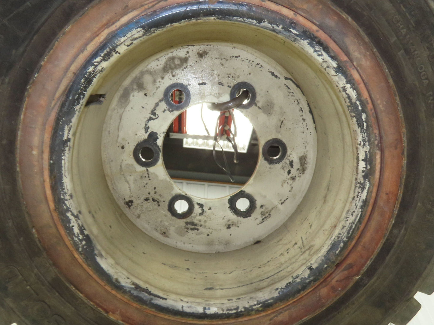 Mitco Solid Solver 8.15-15 Forklift Tire Traction Black 6x220mm Rim