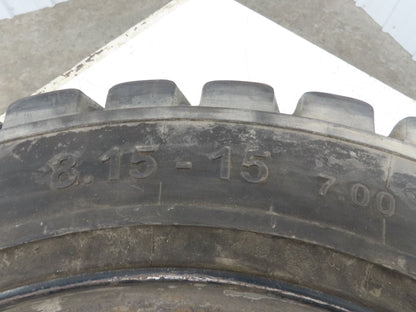 Mitco Solid Solver 8.15-15 Forklift Tire Traction Black 6x220mm Rim