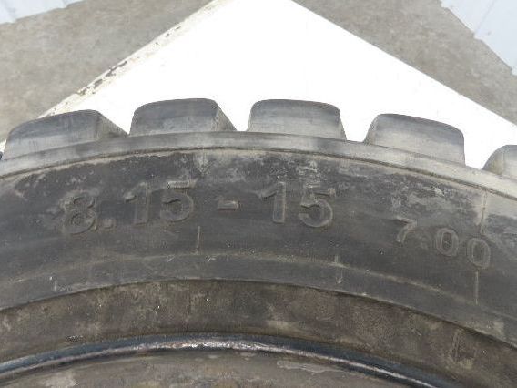 Mitco Solid Solver 8.15-15 Forklift Tire Traction Black 6x220mm Rim