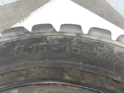 Mitco Solid Solver 8.15-15 Forklift Tire Traction Black 6x220mm Rim