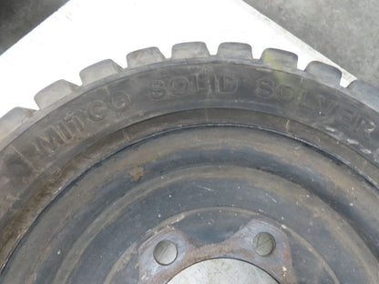 Mitco Solid Solver 8.15-15 Forklift Tire Traction Black 6x220mm Rim