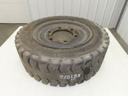 Mitco Solid Solver 8.15-15 Forklift Tire Traction Black 6x220mm Rim