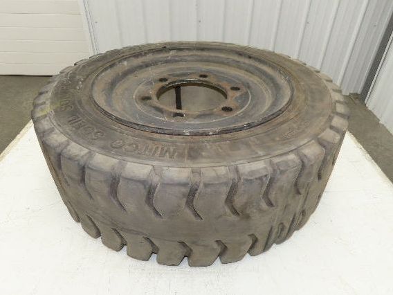 Mitco Solid Solver 8.15-15 Forklift Tire Traction Black 6x220mm Rim