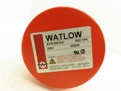 Watlow BCN16N10-6 Screw Plug Immersion Heater 2250W 208V 1PH 1"NPT 16.75"Element