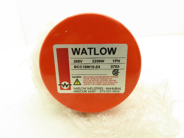 Watlow BCC16N1024 Screw Plug Immersion Heater 2250W 208V 1PH 1"NPT 16.75"Element