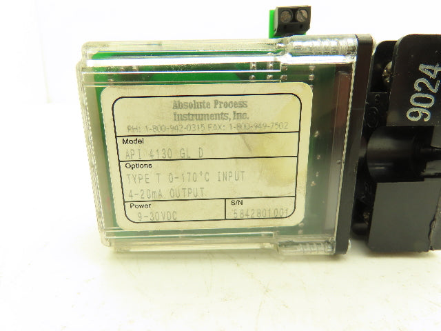 Absolute Process API 4130 GL D Thermocouple to DC Isolated Transmitter Type T