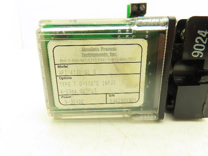 Absolute Process API 4130 GL D Thermocouple to DC Isolated Transmitter Type T