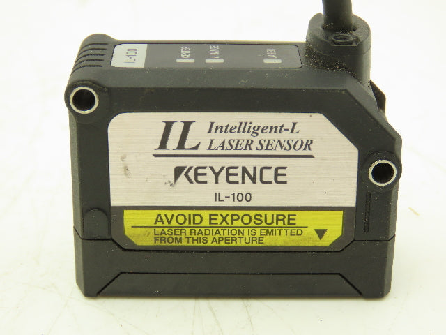 Keyence IL-100 Multi-Function Laser Analog Sensor 560uW 655nm 10.5-2190us