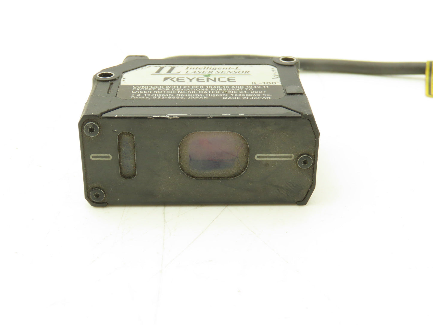 Keyence IL-100 Multi-Function Laser Analog Sensor 560uW 655nm 10.5-2190us