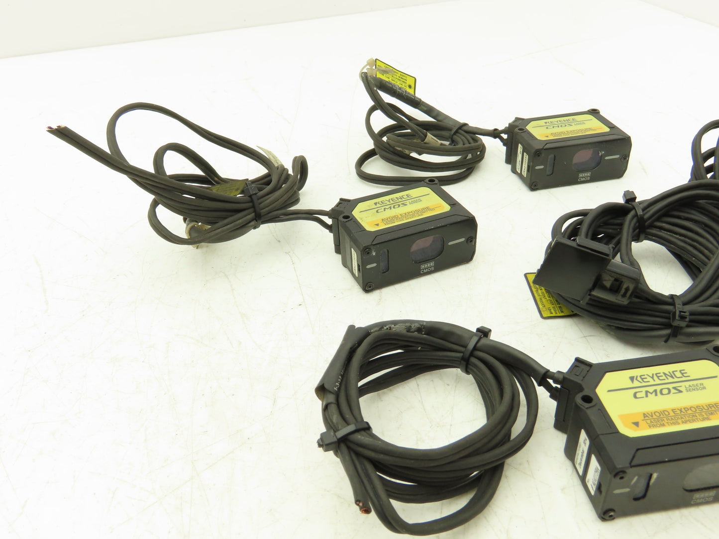 Keyence GV-H130 Mid-Range Laser Sensor 55-130mm Lot of 5